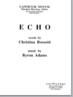 Echo SATB choral sheet music cover Thumbnail